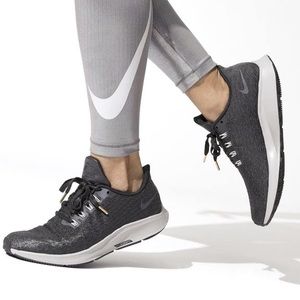 Women’s Nike Air Zoom Pegasus 35 PRM Tennis Shoes AH8392 001 Gray/Black Size 8